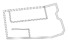 Massing strategy four: corresponding outline plan.