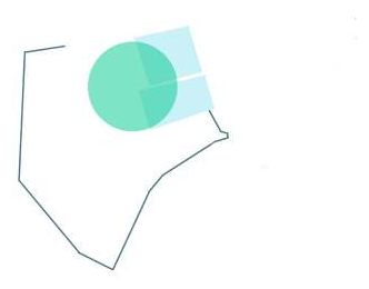 Massing strategy nine: large circular performance volume.