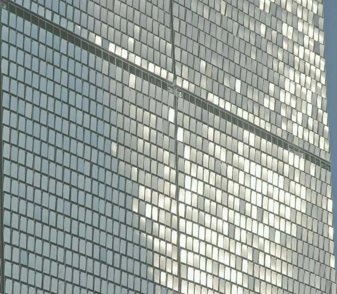 Reference photograph of the Stereo Kinetic Wall by Lang and Fulton.